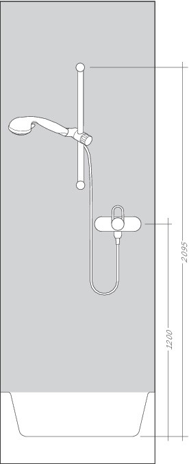 Душевой гарнитур Hansgrohe Croma 100 Multi 27775000