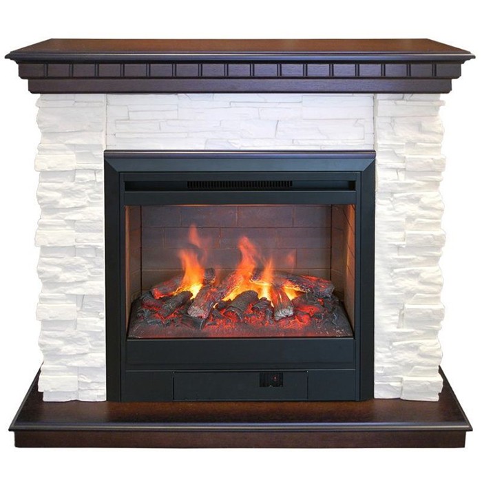 Электрокамин Real Flame Elford HL c очагом 3D Helios