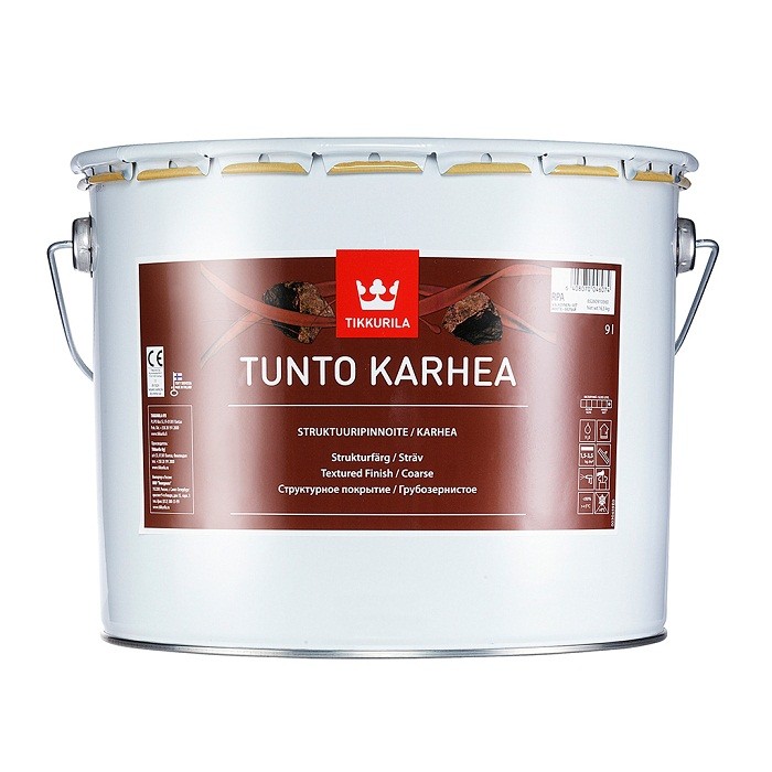 Грубозернистое покрытие Tikkurila Tunto Karhea глубокоматовое база RPA 9 л