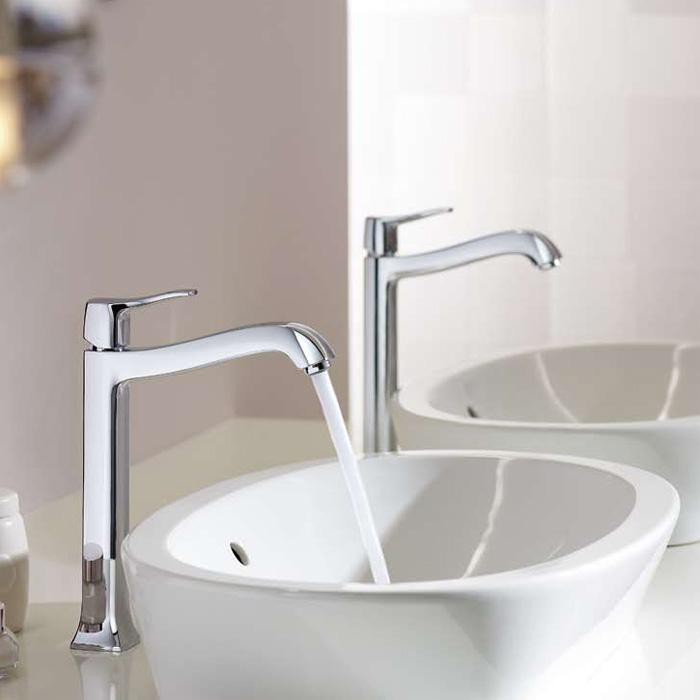 Смеситель для раковины Hansgrohe Metris Classic Highriser 31078000