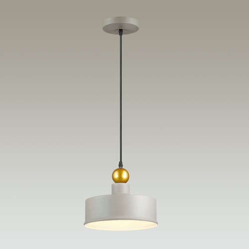 Светильник подвесной Odeon Light Bolli 4089/1 серый/золотой Е27 40W
