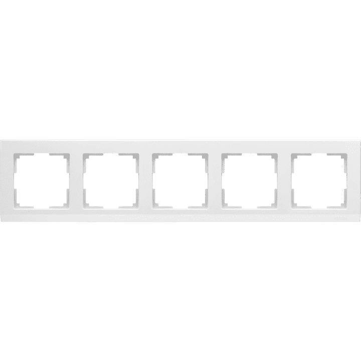 Рамка пятиместная Werkel Stark WL04-Frame-05 белая