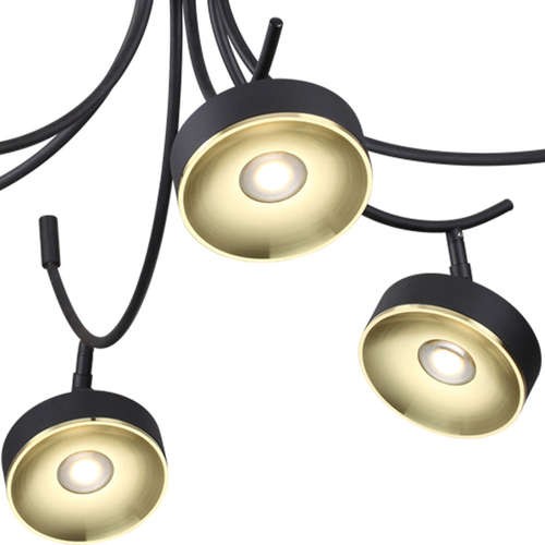 Светильник потолочный светодиодный Odeon Light Fineca 3812/42CL матовый черный 42W 220V
