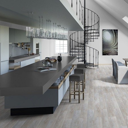 Плитка напольная ПВХ Tarkett Lounge Hasky 914,4х101,6х3 мм