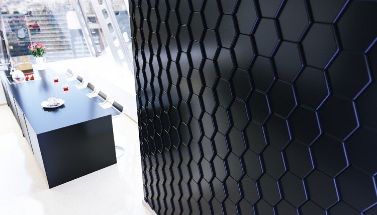 Дизайнерская 3D панель из гипса Artpole Bee 600х600 мм