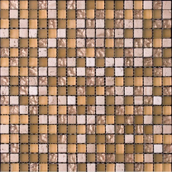 Мозаика из стекла и мрамора Natural Pastel PST-157