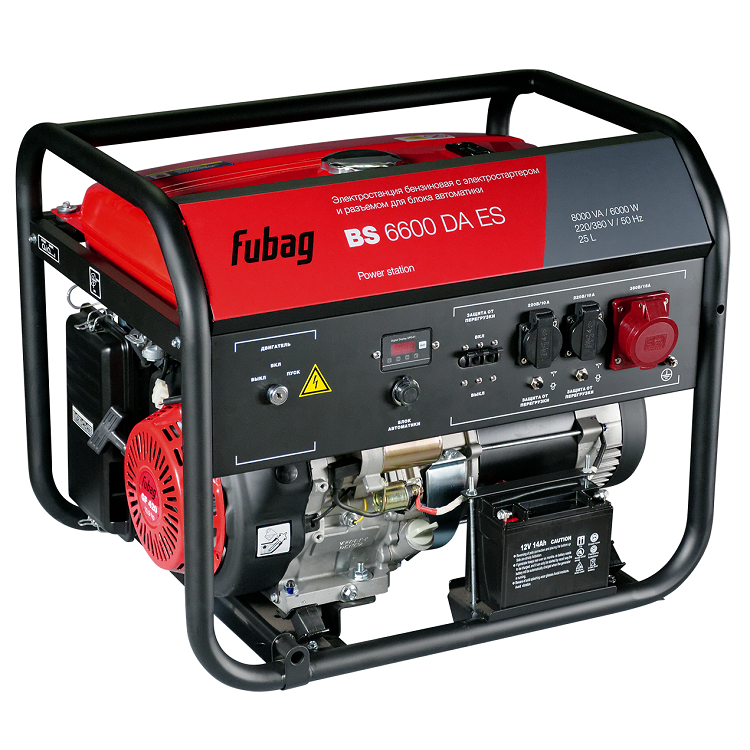 Бензиновый генератор Fubag BS 6600 DA ES