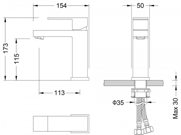 Смеситель для раковины Timo Selene 2061/00F chrome