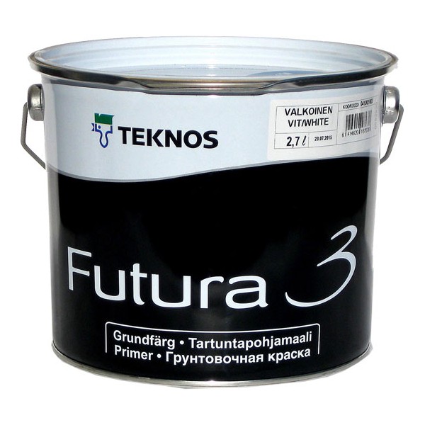 Грунт-краска Teknos Futura 3 2,7 л