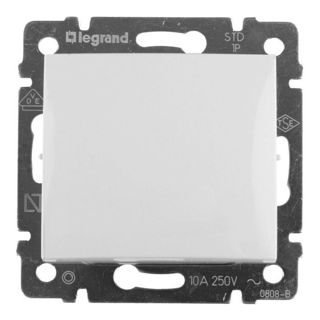 Механизм выключателя Legrand Valena 774401 одноклавишный белый