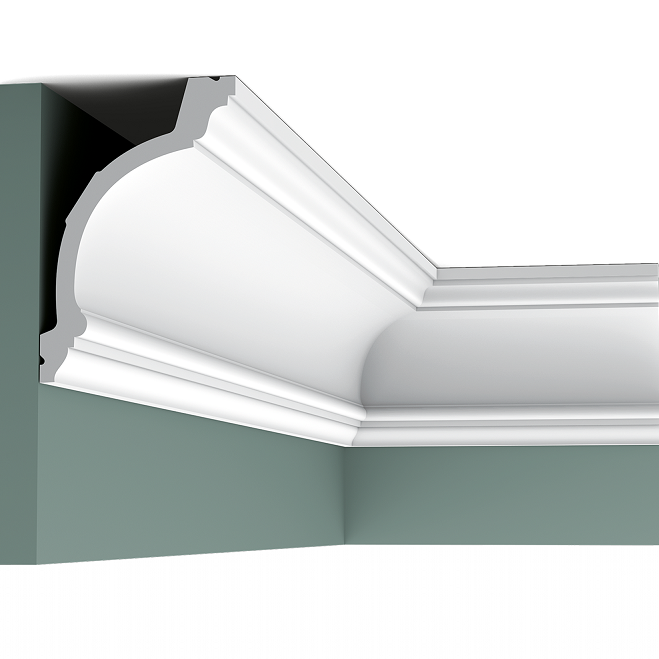 Карниз потолочный полиуретановый Orac Decor Luxxus C217 2000х156х103 мм