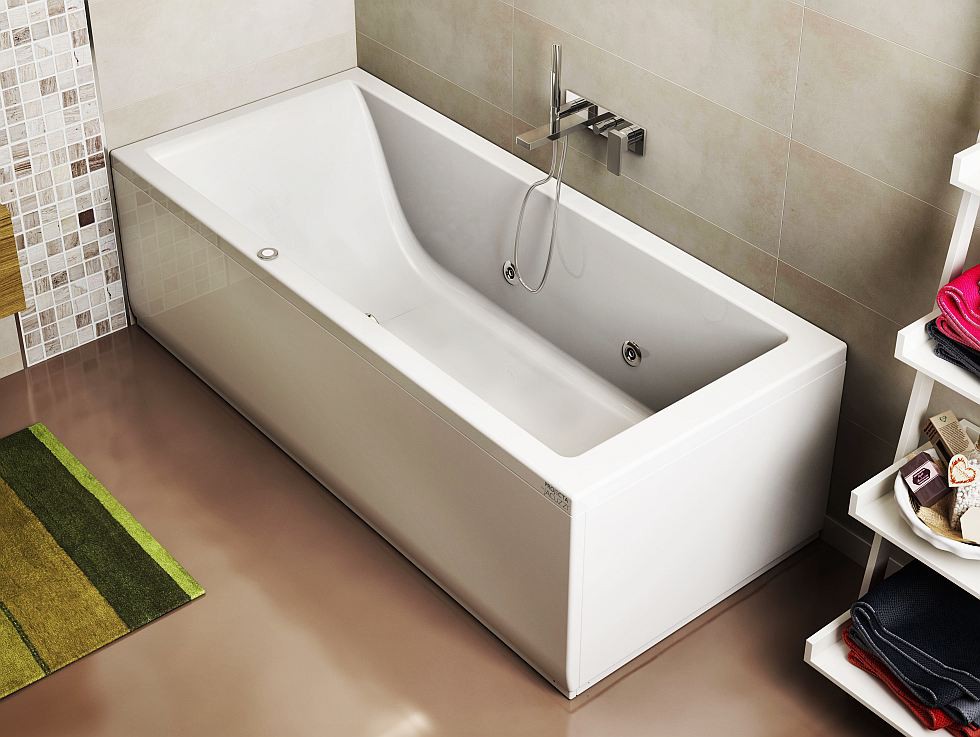 Ванна акриловая прямоугольная Jacuzzi Lagoon 170х70 см SX 