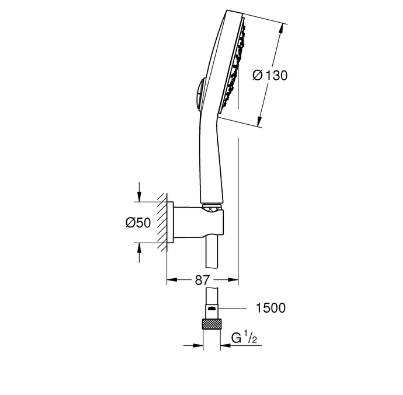 Душевой набор Grohe Power&Soul Cosmopolitan 26174LS0