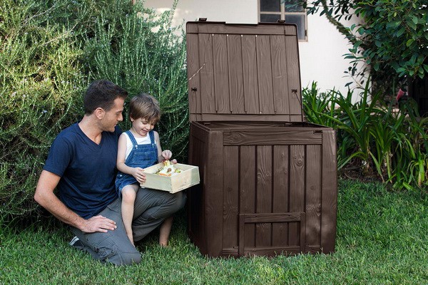 Компостер Keter Deco Composter 340 л коричневый