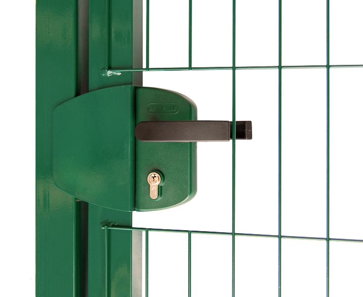 Калитка для забора Grand Line Medium New Lock 1730х1000 мм Ral 6005