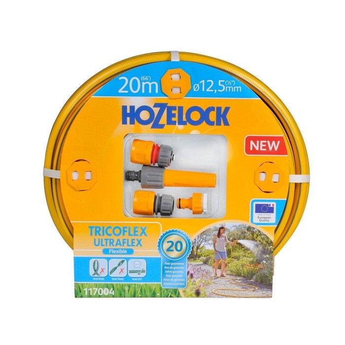 Набор для полива Hozelock 117004 Tricoflex Ultraflex Starter Set 12,5 мм 20 м