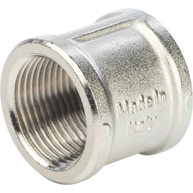 Муфта соединительная Stout SFT-0006-003434 3/4 дюйма никелированная с внутренней резьбой