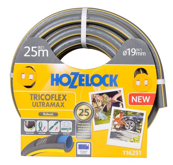 Шланг Hozelock Tricoflex Ultramax 116251 19 мм 25 м