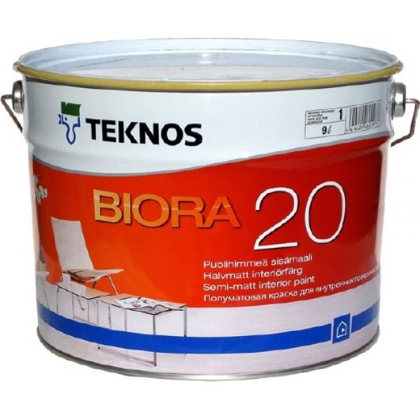 Краска Teknos Biora 20 Remonttimaali РМ3 9 л