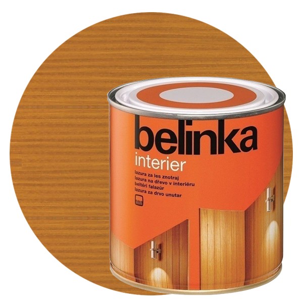 Пропитка для древесины Belinka Interier № 64 Горчично-желтый 0,75 л