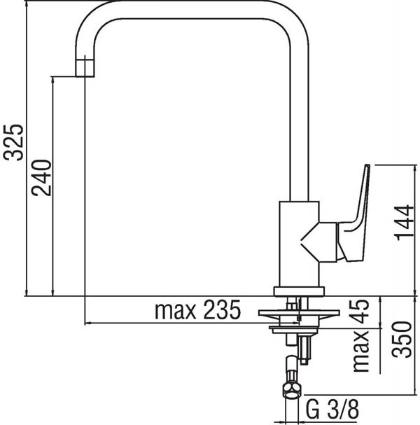 Смеситель для кухни Nobili Nobi NB84134CR