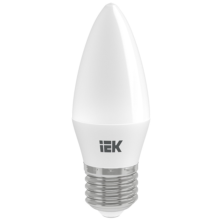 Лампа светодиодная IEK Eco LLE-C35-9-230-40-E27 C35 9W Е27 4000К