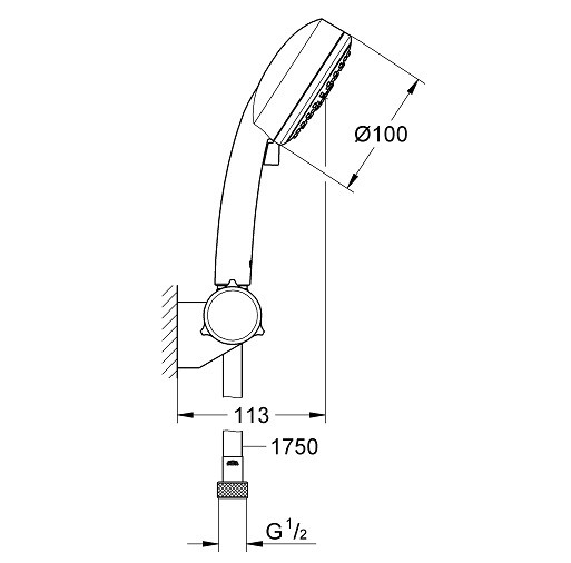 Душевой набор Grohe New Tempesta Cosmopolitan 27584001
