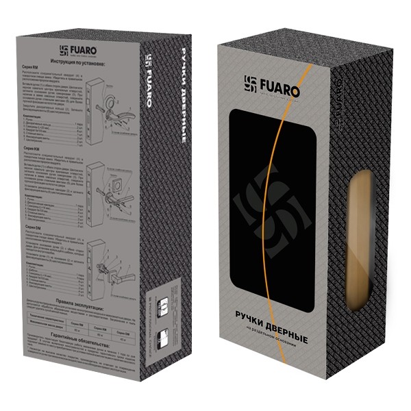 Ручка дверная Fuaro Delta DM SN/CP-3 матовый никель/хром