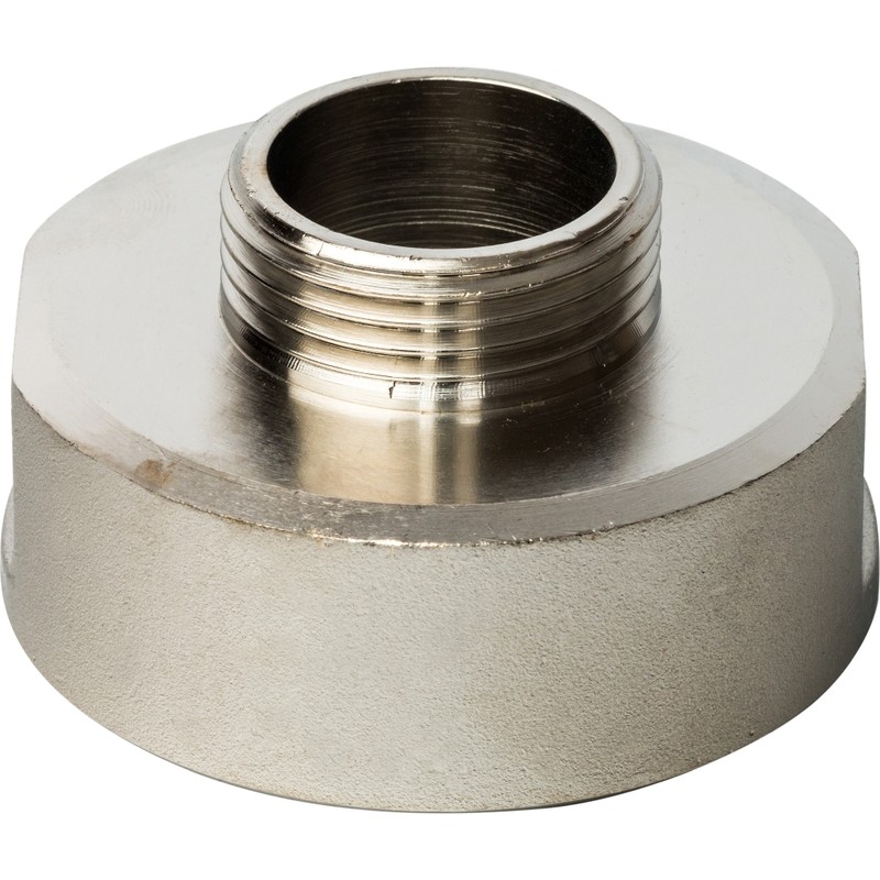 Переходник Stout SFT-0008-000021 2х1 дюйм никелированный с внутренней и наружной резьбой