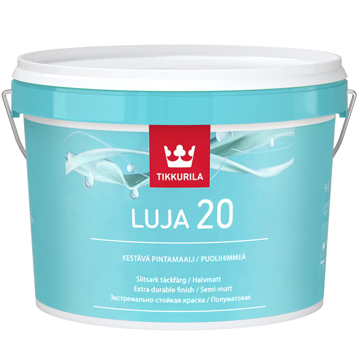 Краска интерьерная Tikkurila Luja 20 основа А полуматовая 2,7 л