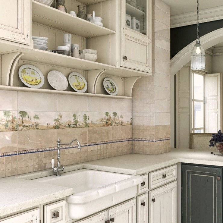 Бордюр керамический Kerama Marazzi AD/A230/15067 Форио Пастораль 400х30 мм