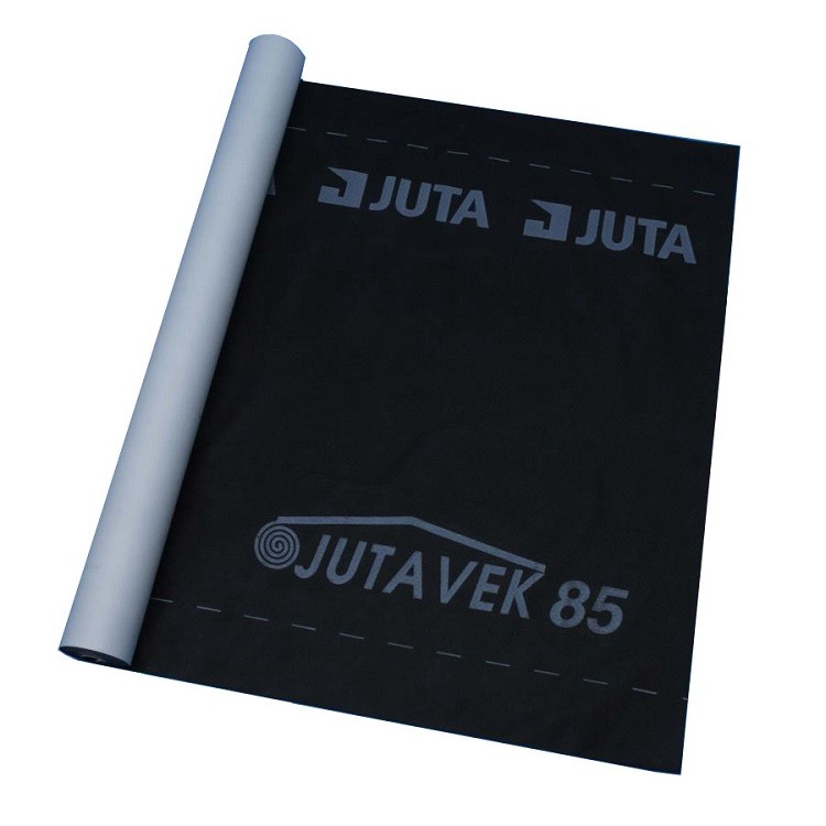 Мембрана ветрозащитная Juta Ютавек 85 супердиффузионная черная/серая