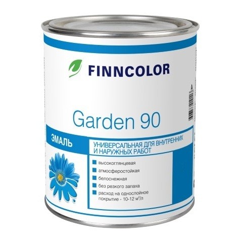 Эмаль алкидная Finncolor Garden 90 глянцевая база С 2,7 л