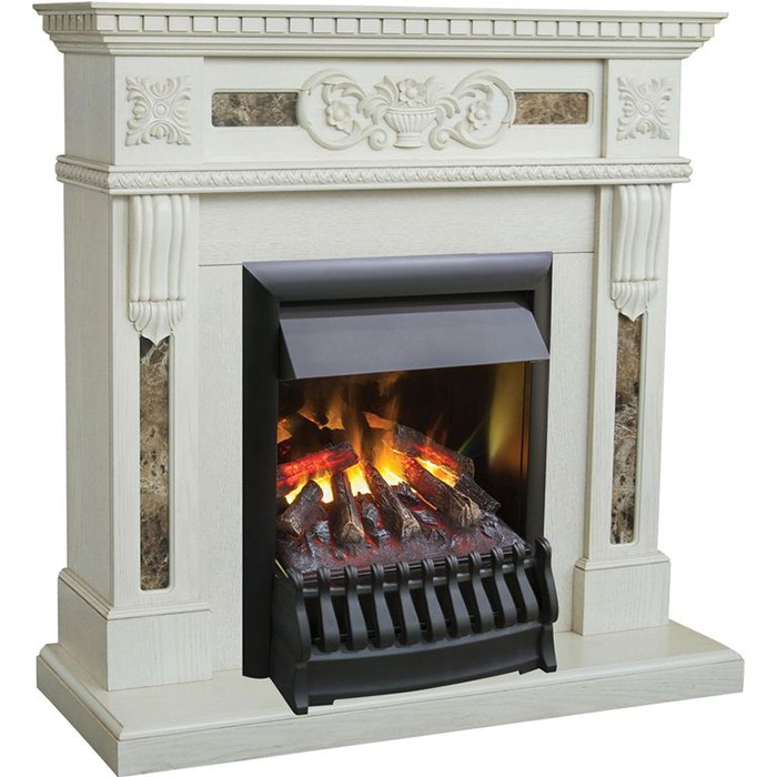 Электрокамин Real Flame Corsica WT c очагом 3D Oregan