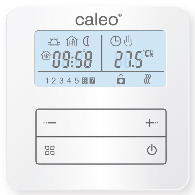 Терморегулятор накладной Caleo C950 3,5 кВт программируемый