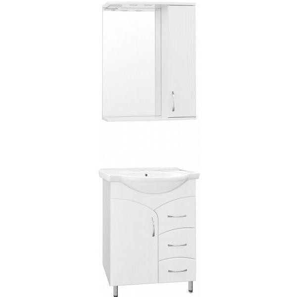 Зеркало-шкаф Style Line Эко Стандарт Панда 650/С белый