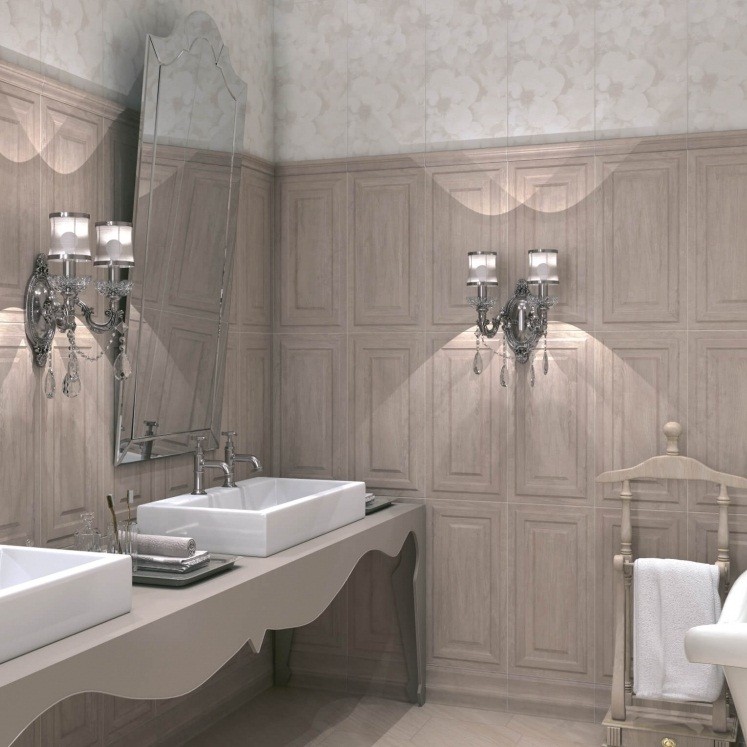 Плинтус керамический Kerama Marazzi  FMA004R Абингтон обрезной бежевый 300х150 мм