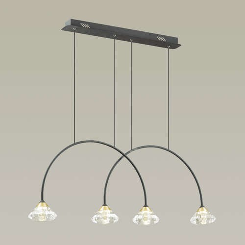 Подвес Odeon Light Arco 4100/4 черный G9 4х5W 220V
