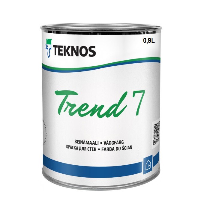 Краска Teknos Trend 7 РМ3 0,9 л