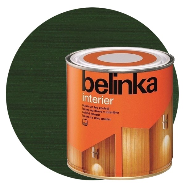 Пропитка для древесины Belinka Interier № 70 Хвойно-зеленый 0,75 л