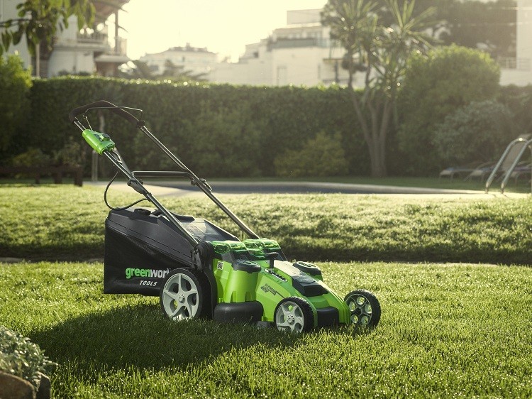 Газонокосилка аккумуляторная Greenworks Twin Force G40LM49DB без аккумулятора и зарядного устройства