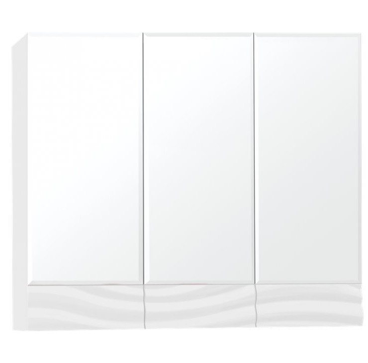Шкаф зеркальный Style Line Вероника 80 Люкс белый