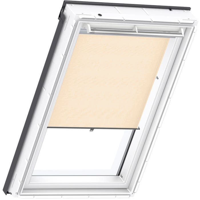 Штора рулонная Velux RHL 1086 бежевая (P08) 94х140 см на крючках