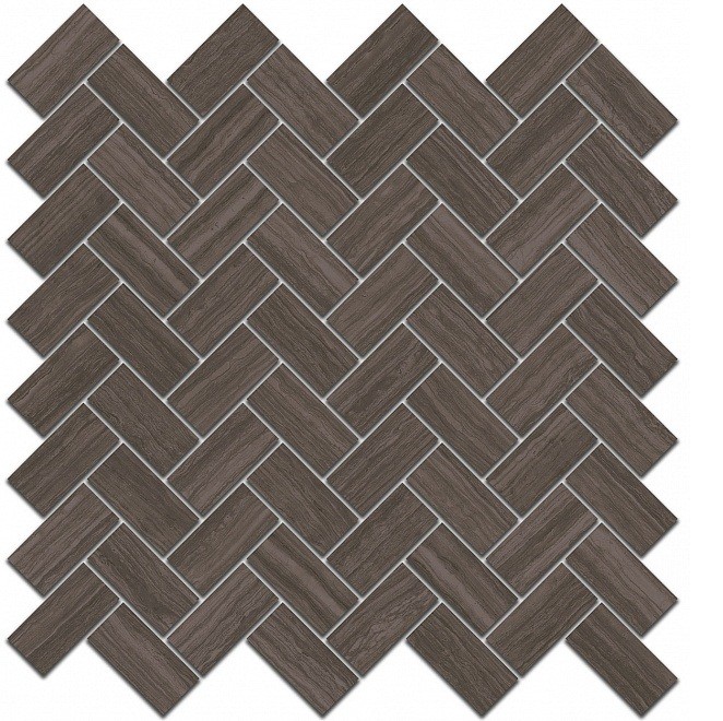 Плитка керамическая Kerama Marazzi 190/003 Грасси мозаичная коричневая 315х300 мм
