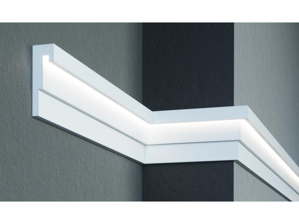 Молдинг фасадный из полистирола Leptonika MC 308 LED 2 м