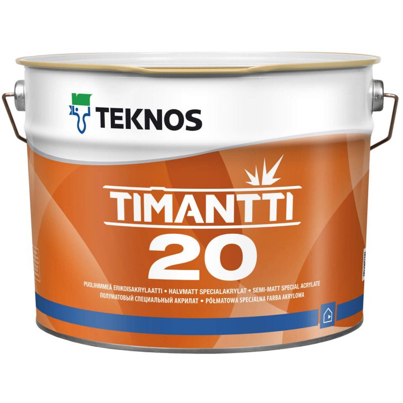 Краска Teknos Timantti 20 РМ3 9 л