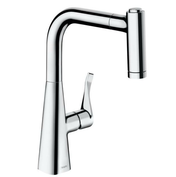 Смеситель для раковины Hansgrohe Metris 220 14834000 с выдвижным изливом