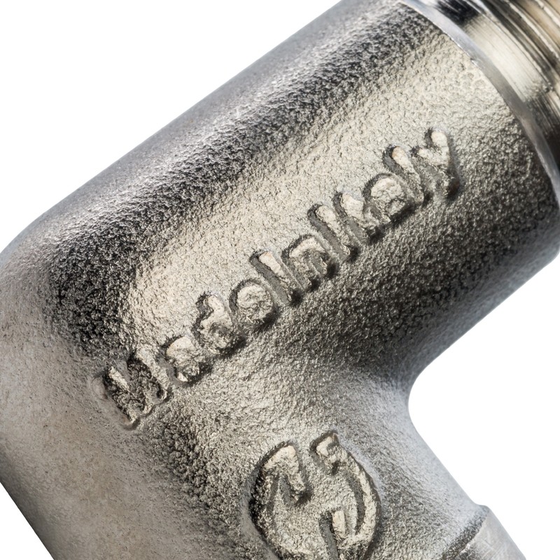 Угольник Stout SFT-0012-000038 3/8 дюйма никелированный с внутренней и наружной резьбой