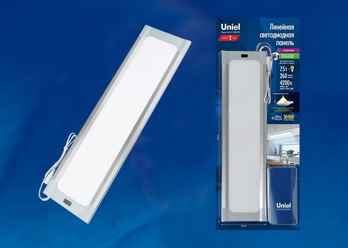 Светильник светодиодный Uniel ULI-F42-7,5W4200K/DIM Sensor IP20 Silver с бесконтактным выключателем