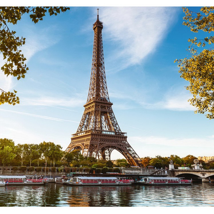 Фотообои виниловые на флизелиновой основе Decocode Весна в Париже 31-0031-KL 3х2,8 м  